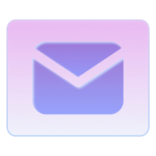 Neon Zinsik Kundensupport E-Mail-Symbol für Unterstützung