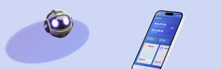 Neon Zinsik Handelsplattform Hero-Section Hintergrund